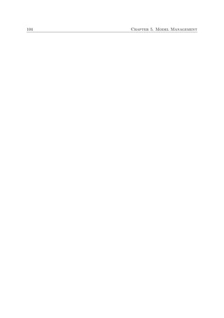 104 Chapter 5. Model Management
 