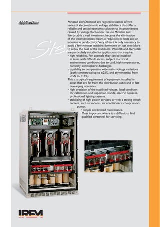 Irem ministab 226 Stabilizzatore Monofase • EUR 350,00