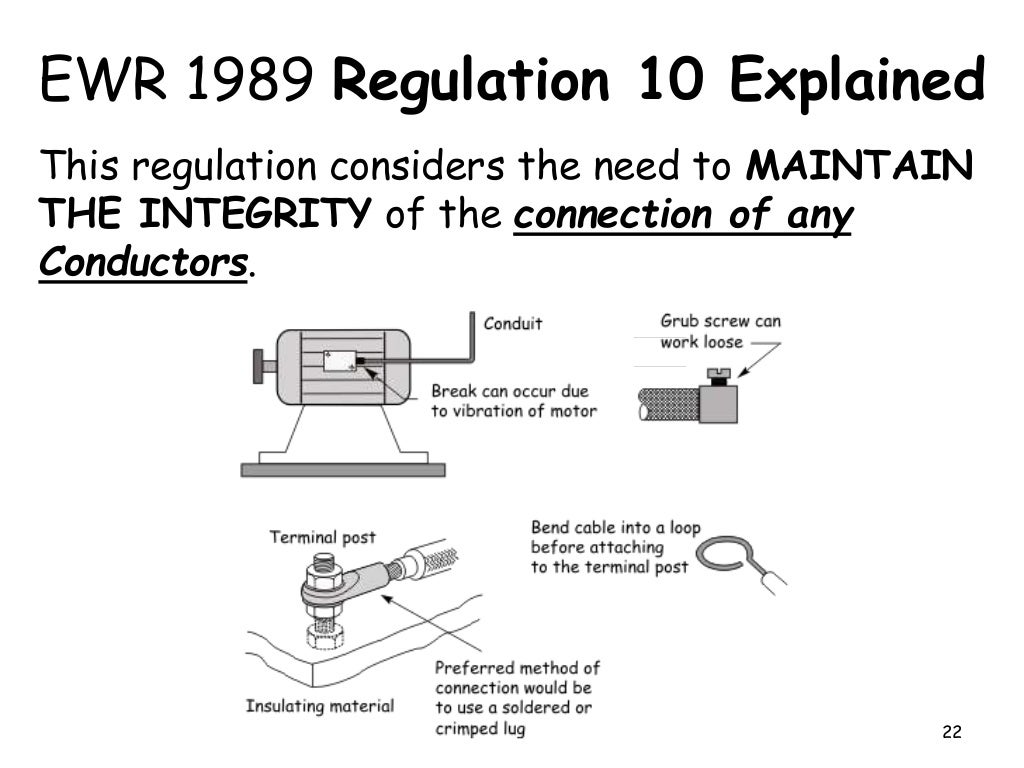 2. What ARE the Electricity at Work Regulations 1989