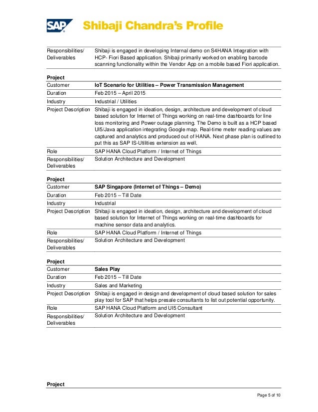solution architect profile