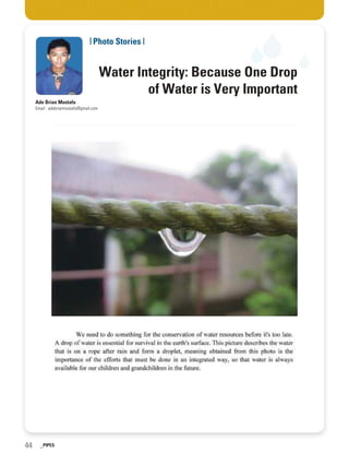 Different Perspectives_ 45
| Essays |
■Good Governance in Urban Water Management : Lessons Learned from Singapore
_Brian S...