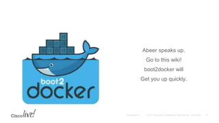 Abeer speaks up.
Go to this wiki!
boot2docker will
Get you up quickly.
 