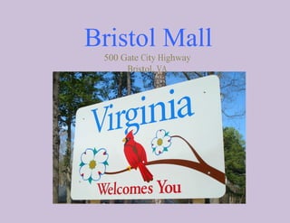 Bristol Mall
500 Gate City Highway
Bristol, VA
 