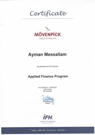 Applied Finance