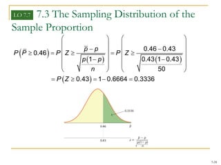 Sampling Distribution Ex Sampling distribution | PPTX