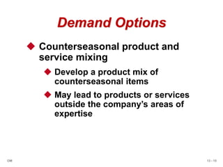 Demand Options 6 ch 8 Aggregate Planning.ppt