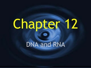 Chapter 12 DNA and RNA 
