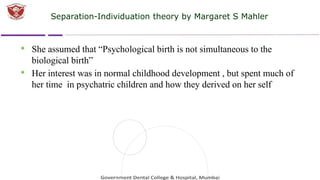 Mahler Normal Development Psychological Development and Learning Theories in Pediatric Dentistry ...