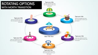 Type your title
Type your detailed text here.
This is the place to enter your
description
Type your title
Type your detailed text here.
This is the place to enter your
description
Type your title
Type your detailed text here.
This is the place to enter your
description
Type your title
Type your detailed text here.
This is the place to enter your
description
Type your title
Type your detailed text here.
This is the place to enter your
description
Type your title
Type your detailed text here.
This is the place to enter your
description
Main Title Here
ROTATING OPTIONS
WITH MORTH TRANSITION
 
