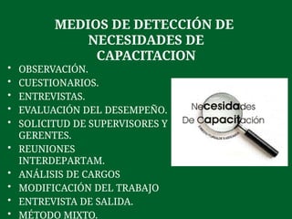 6° CLASE CAPACITACION Y DESARROLLO ORGANIZACIONAL | PPTX