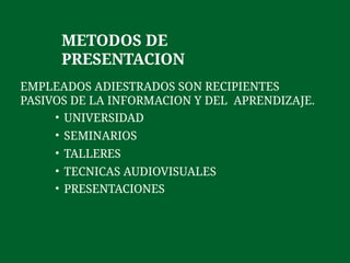 6° CLASE CAPACITACION Y DESARROLLO ORGANIZACIONAL | PPTX
