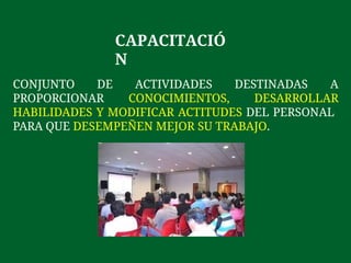 6° CLASE CAPACITACION Y DESARROLLO ORGANIZACIONAL | PPTX