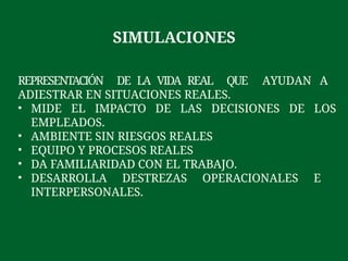 6° CLASE CAPACITACION Y DESARROLLO ORGANIZACIONAL | PPTX