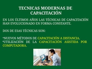 6° CLASE CAPACITACION Y DESARROLLO ORGANIZACIONAL | PPTX