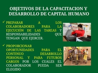 6° CLASE CAPACITACION Y DESARROLLO ORGANIZACIONAL | PPTX
