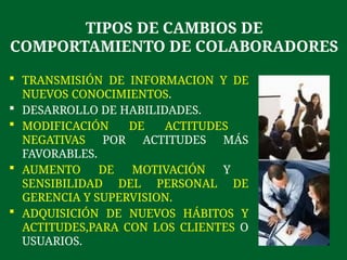 6° CLASE CAPACITACION Y DESARROLLO ORGANIZACIONAL | PPTX