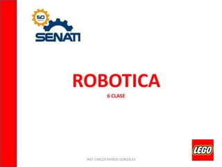 ROBOTICA
6 CLASE

INST CARLOS RAMOS GONZALES

 