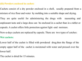6c manufacture of powders and granules | PPTX