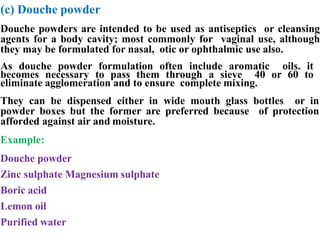 6c manufacture of powders and granules | PPTX