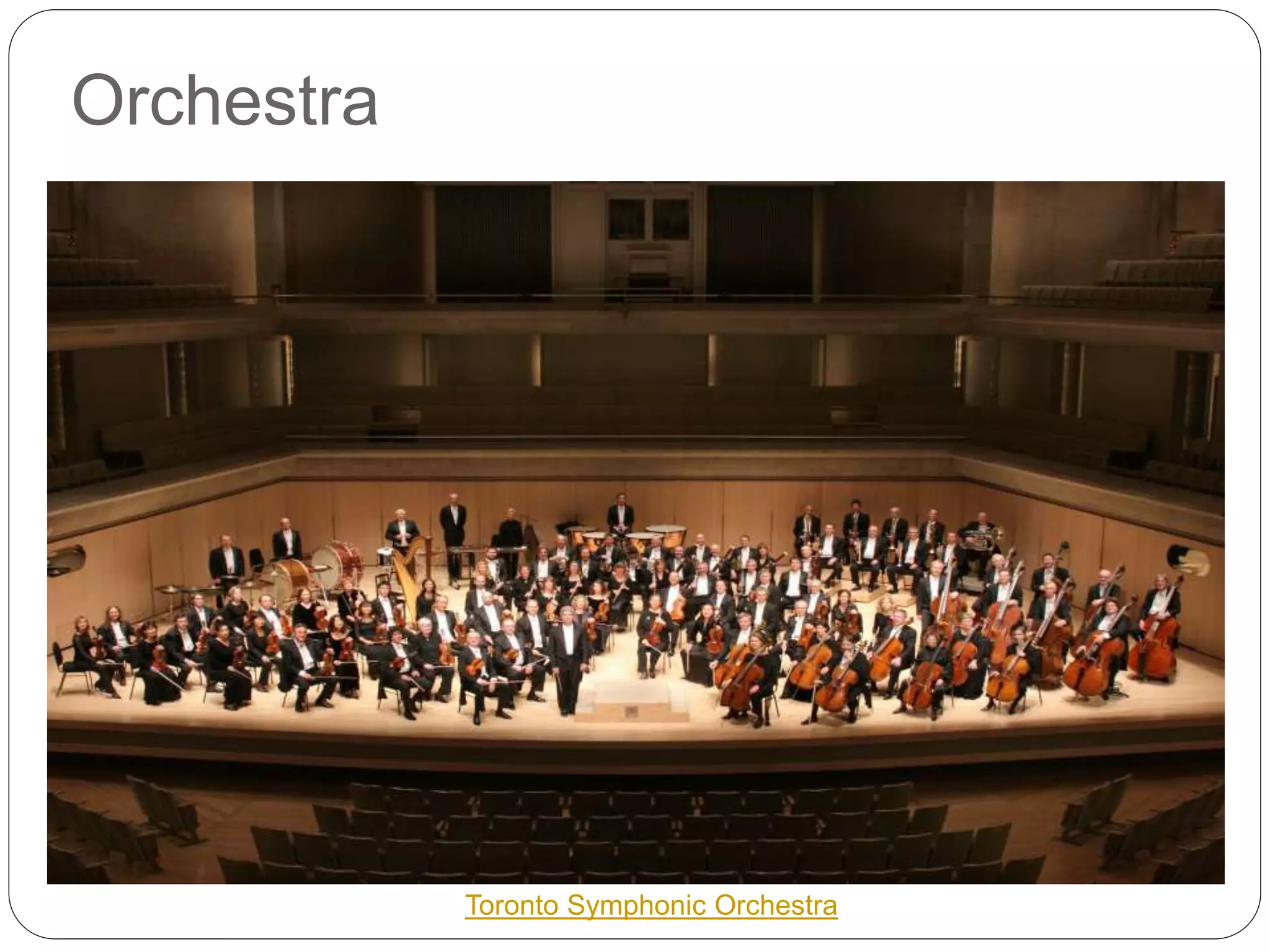 Orchestra
Toronto Symphonic Orchestra