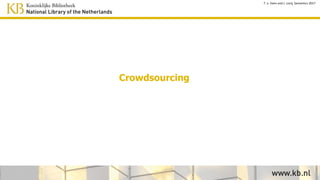 Semantic search
T. v. Veen and J. Lonij, Semantics 2017
 