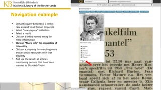 User feedback is needed
for correcting false links
and adding new links!
 