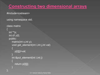 constructors and destructors in c++ | PPTX