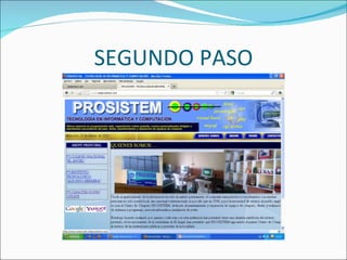 SEGUNDO PASO
 