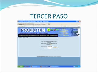TERCER PASO
 
