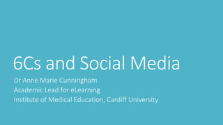 6Cs and social media (mental health) | PPTX