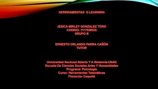 Cuadro sinóptico de las herramientas e learning