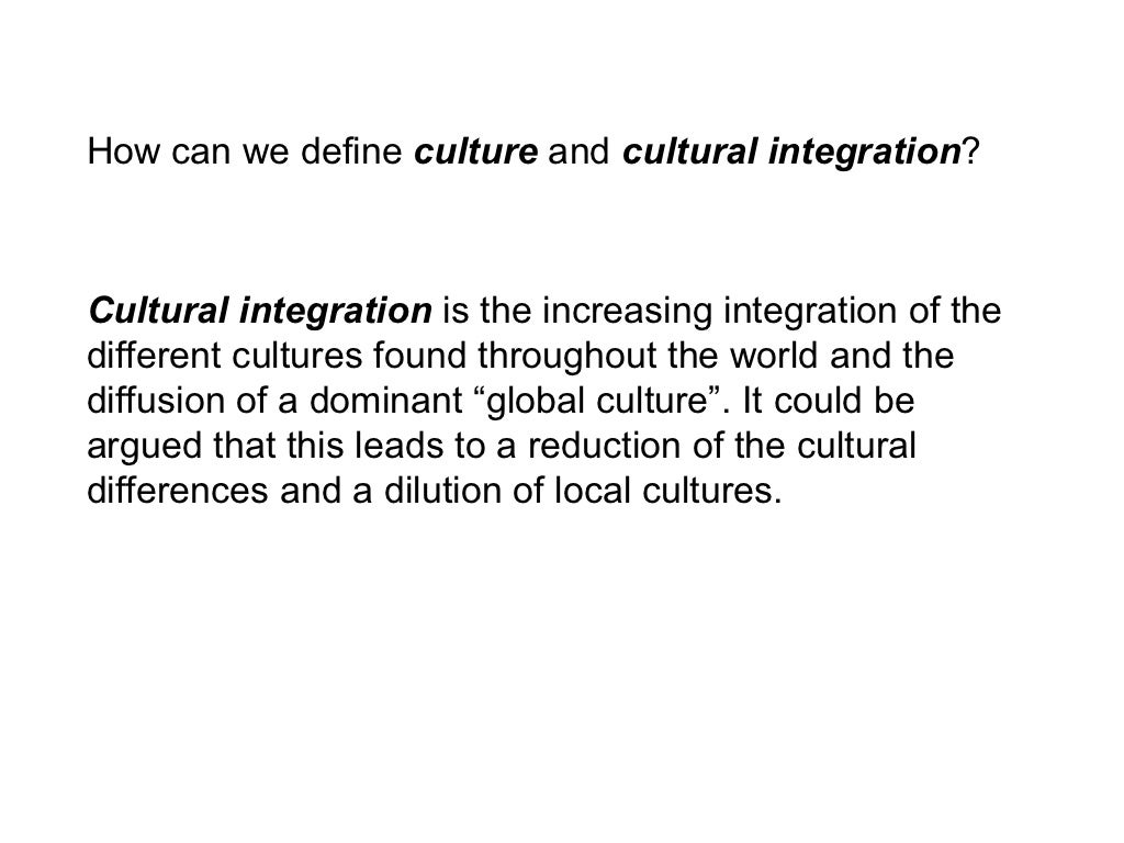 6 Cultural Integration