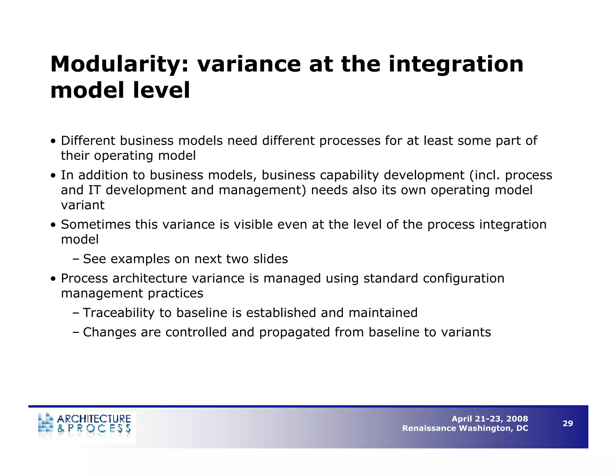 Understanding Business Process Architecture to Enable Operational Efficiency