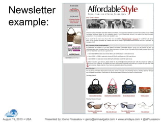 Newsletter
example:
 