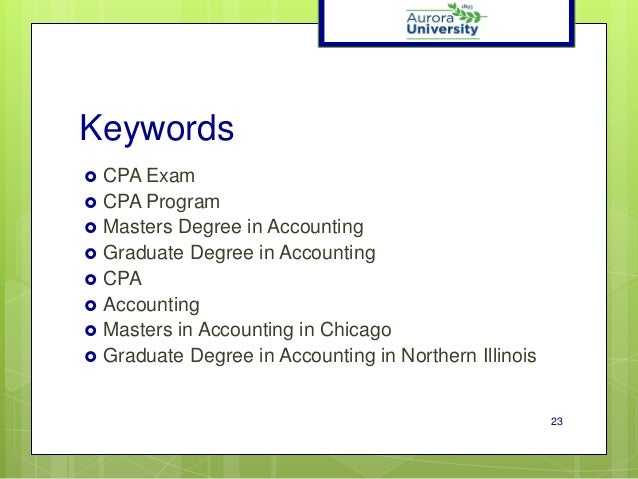 masters in accounting