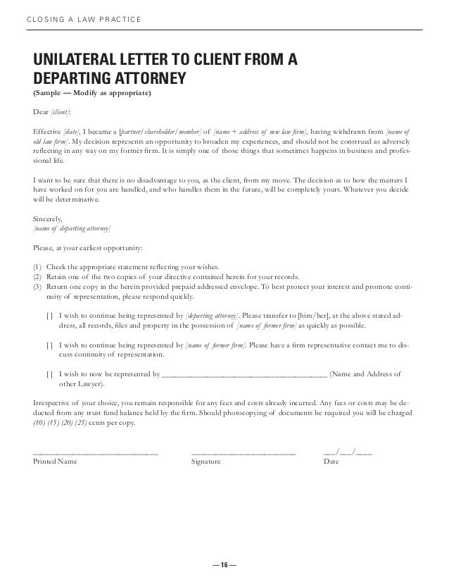 Closing Case Letter Sample From Clients Closing Case Letter Sample From Clients