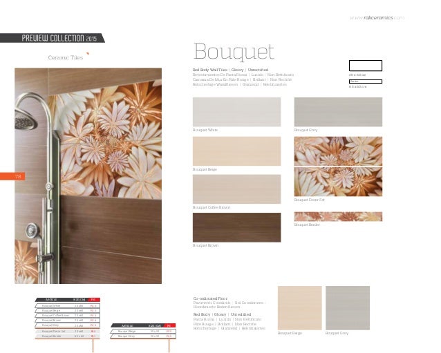 RAK Preview Catalogue 2015 RAK Preview Catalogue 2015