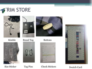 TRIM STORE
Kimble Brand Tag Buttons
Size Sticker Tag Pins Check Stickers Swatch Card
 