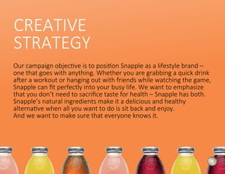 Snapple Plansbook | PDF