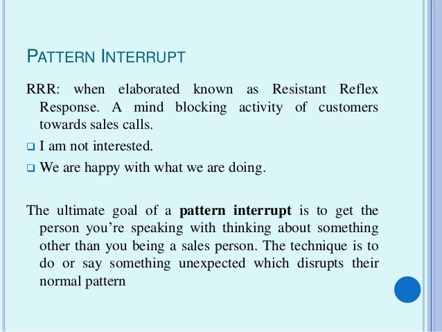 Pattern Interrupt In Sales | the world of Pattern Interrupt In Sales | the world of