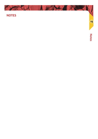 Notes
NOTES
19
 