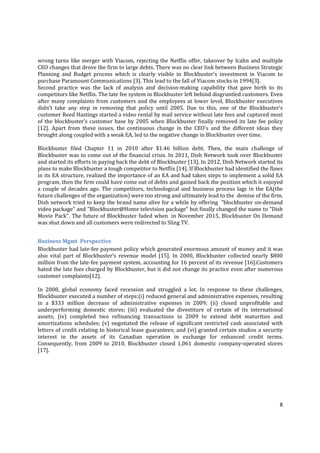 Blockbuster Videos - Failure Case study v4.0 | PDF