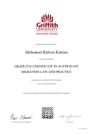 Graduate Certificate | PDF