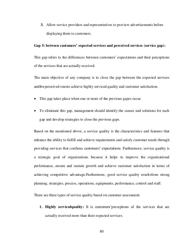 Mba thesis on service quality