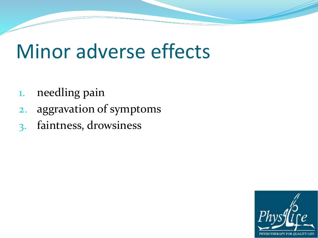 6 dangers of dry needling