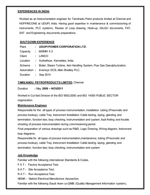 INSTRUMENT QA QC INSPECTOR | DOCX