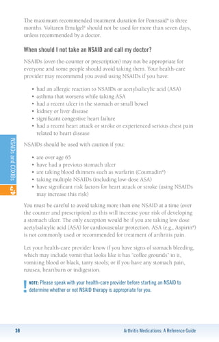 Reference Guide Nsaids Arthritis-Medications-A-Reference-Guide-2015 | PDF