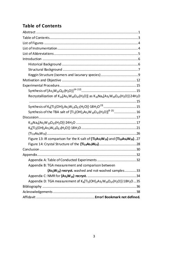 bachelor's thesis structure