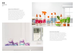 BOUNCING NEW BABIES
In the USA, two specialty baby product brands are
branching out. Retailer giggle has a Lotions & Potions
line that covers several categories including bubble
bath, sunscreen, insect repellent, baby bottle steriliser,
toy & high chair cleaner, and room & linen spray.
Baby products maker Boppy – most famous for
its breastfeeding pillows – has launched Boppy Bloom
Skincare Collection, with specially formulated products
for expectant and breastfeeding mothers.
TISSUE THIN OPPORTUNITY?
Kleenex has moved into the beauty category with
its Kleenex Facial Cleansing line. Leveraging its
undisputed knowledge of gentle fabrics for your face,
the range of five products includes dual-sided water-
activated Exfoliating Cushions, Moist Facial Cleansing
Wipes, Cotton Soft Pads, Moist Eye Makeup Removers,
and oil blotting Shine Away Sheets. Currently only
available online, time will tell whether the fabric
benefit and ‘pro-vitamin complex’ give it strong
enough relevance and differentiation in this
ferociously competitive category.
MIGRATION
09
 