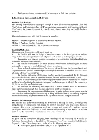 CSBP training | PDF